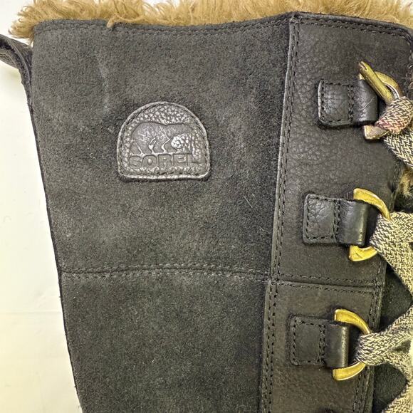 Sorel Joan of Arctic Tall Dark Brown Waterproof Snow Boots Women’s 8.5 - Picture 8 of 9